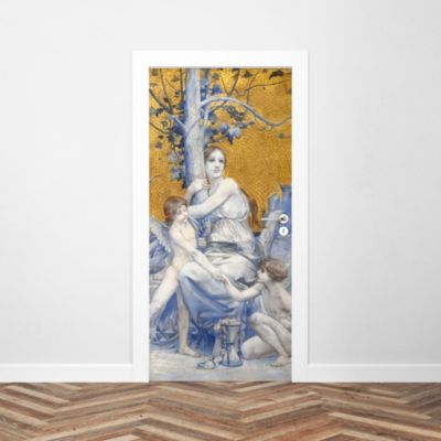 Sticker Porte Allégorie du Temps 204 x 93 cm