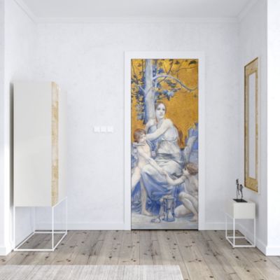 Sticker Porte Allégorie du Temps 204 x 93 cm