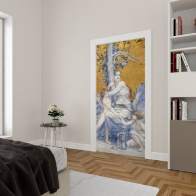 Sticker Porte Allégorie du Temps 204 x 93 cm