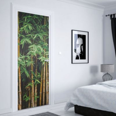 Sticker Porte Bambou 204 x 93 cm