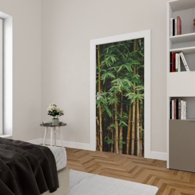 Sticker Porte Bambou 204 x 93 cm