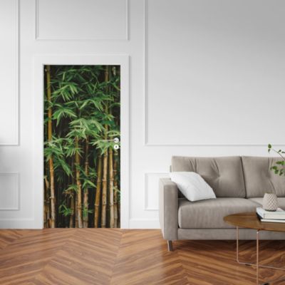 Sticker Porte Bambou 204 x 93 cm