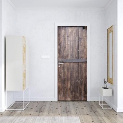 Sticker Porte Bois Scié 204 x 83 cm