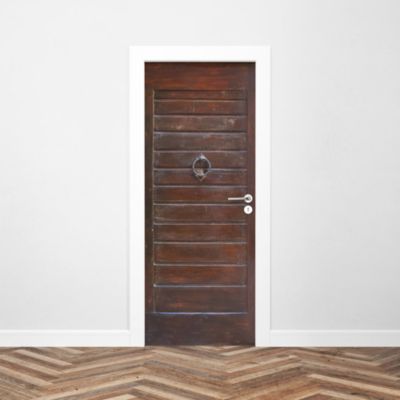 Sticker Porte Bois Vernis 204 x 83 cm