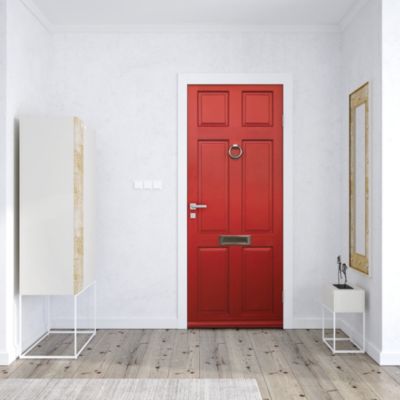 Sticker Porte Classique Rouge 204 x 93 cm