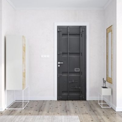 Sticker Porte Conteneur Noire 204 x 83 cm