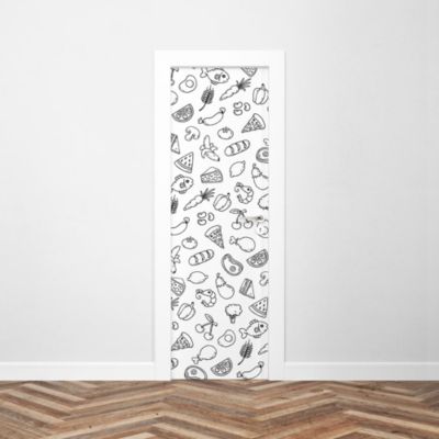 Sticker Porte Ingrédients Doodle 204 x 63 cm