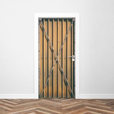 Sticker Porte Métallique 204 x 93 cm