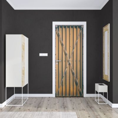 Sticker Porte Métallique 204 x 93 cm