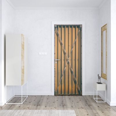Sticker Porte Métallique 204 x 93 cm