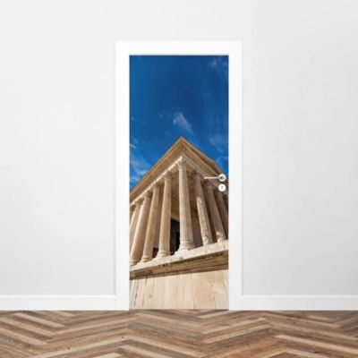 Sticker Porte Maison Carrée 204 x 83 cm