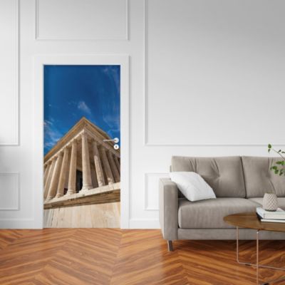 Sticker Porte Maison Carrée 204 x 83 cm