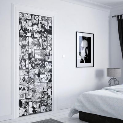 Sticker Porte Manga Shonen 204 x 83 cm