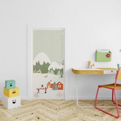 Sticker Porte Montagne 204 x 63 cm