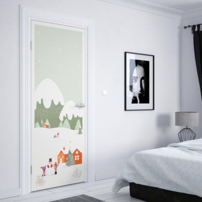Sticker Porte Montagne 204 x 63 cm