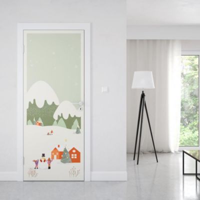 Sticker Porte Montagne 204 x 63 cm
