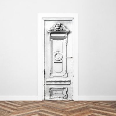 Sticker Porte Peinte Blanche 204 x 83 cm
