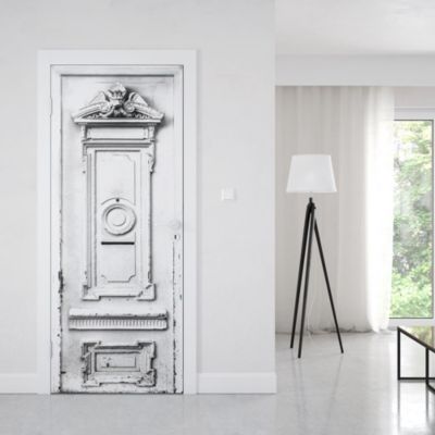 Sticker Porte Peinte Blanche 204 x 83 cm