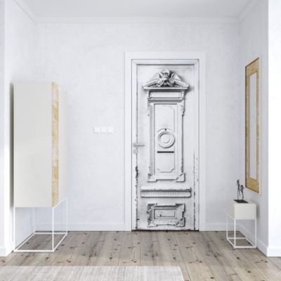 Sticker Porte Peinte Blanche 204 x 83 cm