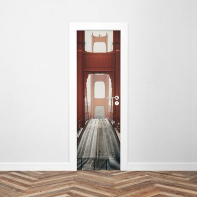Sticker Porte Pont Golden Gate 204 x 63 cm
