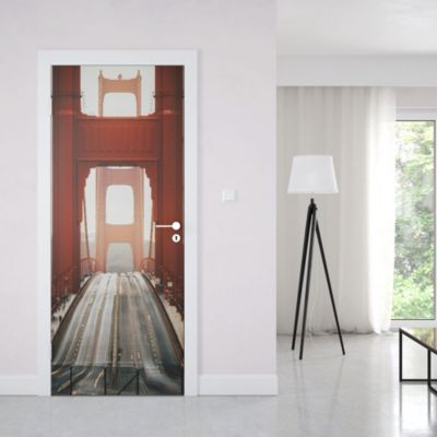 Sticker Porte Pont Golden Gate 204 x 63 cm