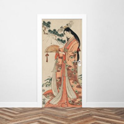 Sticker Porte Tableau Japonais 204 x 93 cm