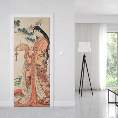 Sticker Porte Tableau Japonais 204 x 93 cm
