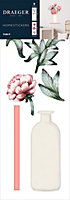 Sticker Vase fleurs 24x69 cm