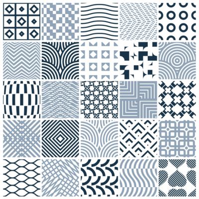 Stickers carrelage carreaux de ciment 20x20cm - Kit de 36