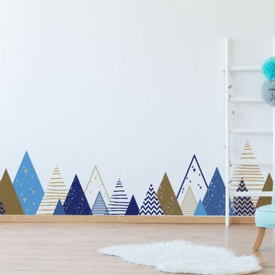 Stickers enfant montagnes scandinaves rimka 110 x 185 cm