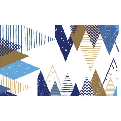 Stickers enfant montagnes scandinaves rimka 110 x 185 cm