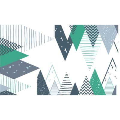 Stickers enfant montagnes scandinaves zorka 110 x 185 cm