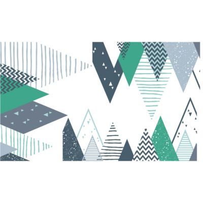 Stickers enfant montagnes scandinaves zorka 110 x 185 cm