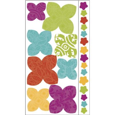Stickers FLEURS 3D repositionnables (23 Stickers)