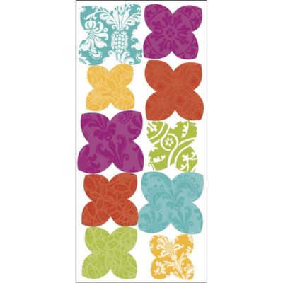 Stickers FLEURS 3D repositionnables (23 Stickers)