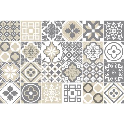 Stickers muraux - Sticker Mural Carrelage adhésif Cuisine Salle de Bain - 24 STICKERS CARRELAGES CIRIANO - 24stickers15x15cm
