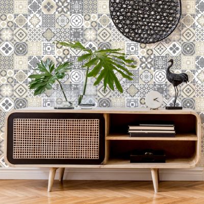 Stickers muraux - Sticker Mural Carrelage adhésif Cuisine Salle de Bain - 24 STICKERS CARRELAGES CIRIANO - 24stickers15x15cm