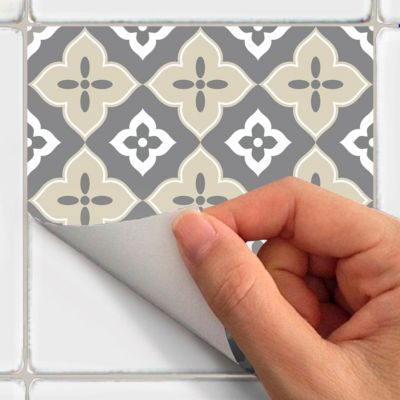 Stickers muraux - Sticker Mural Carrelage adhésif Cuisine Salle de Bain - 24 STICKERS CARRELAGES CIRIANO - 24stickers15x15cm