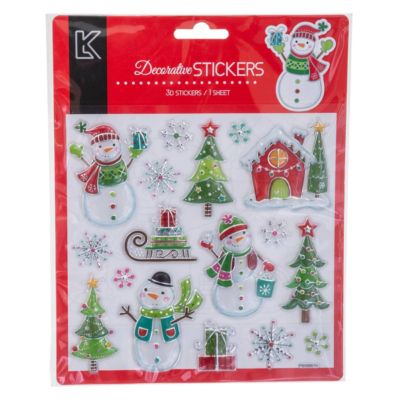 Stickers relief hot - feeric lights & christmas