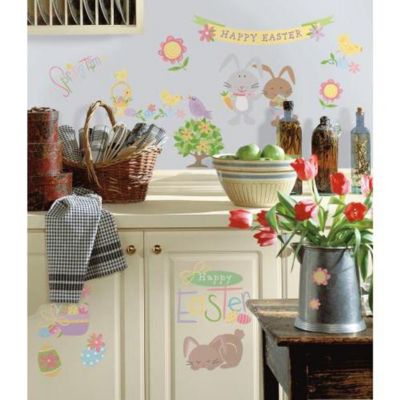 Stickers repositionnables sur le thème de Pâques