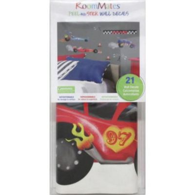 Stickers repositionnables sur le thème des voitures de course