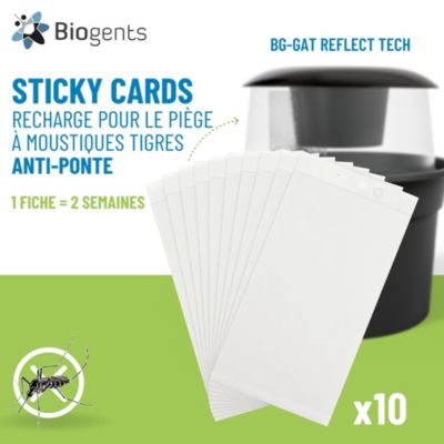 Sticky card vendu par 10 pour piège à moustiques BG-GAT