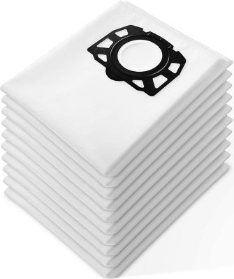 STOCK ALL 10 sacs filtrants non tissés pour aspirateurs Kärcher