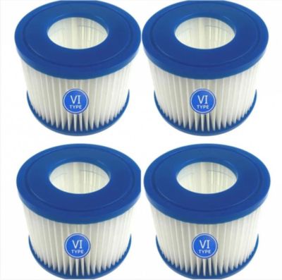 STOCK ALL 4 filtres de rechange pour piscines Bestway SPA VI