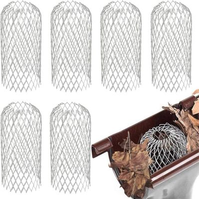 STOCK ALL 6 pièces, crépine de gouttière, crépine de gouttière en aluminium, crépine à feuilles, crépine extensible, protection de