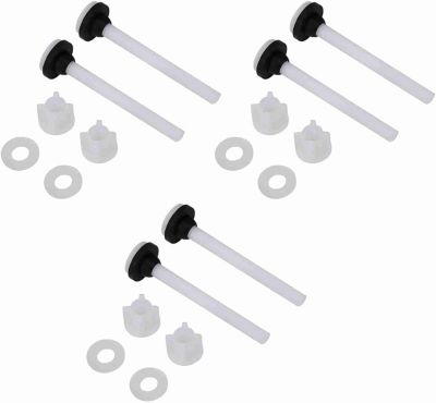 STOCK ALL 6 vis de fixation pour réservoir de toilette, boulons de réservoir de toilette, vis de réservoir de toilette, kit de rép