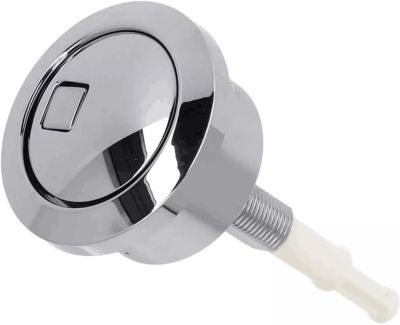 STOCK ALL Bouton de chasse d'eau double pour réservoir Geberit Chrome, accessoires de salle de bain et toilettes Argent