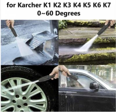 STOCK ALL Convient aux accessoires de machine de nettoyage haute pression Karcher K2 K3 K4 K5 K6 K7, rallonge de pistolet de pulvé