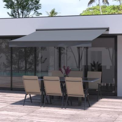 Store banne 3 x 2 m gris PISA Concept Usine