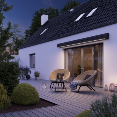 Store banne araza motorisé 4X3.5 m avec eclairage LED intégré Klikstrom